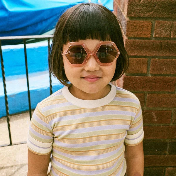 REC TEE - MIST AVENUE STRIPE