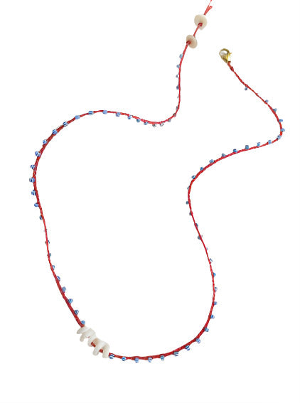 ITALIAN HANDMADE NECKLACE - PUKA SHELLS - Little-ish