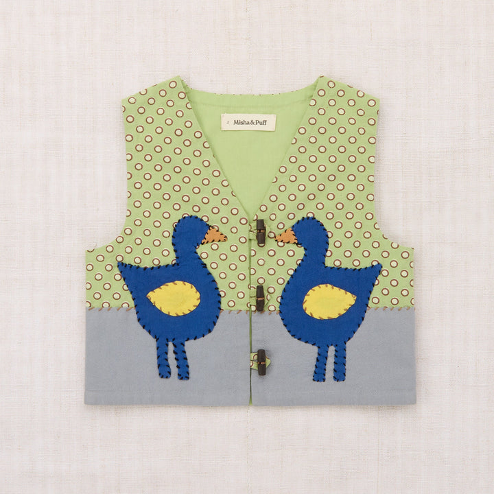 FLOCK APPLIQUE VEST