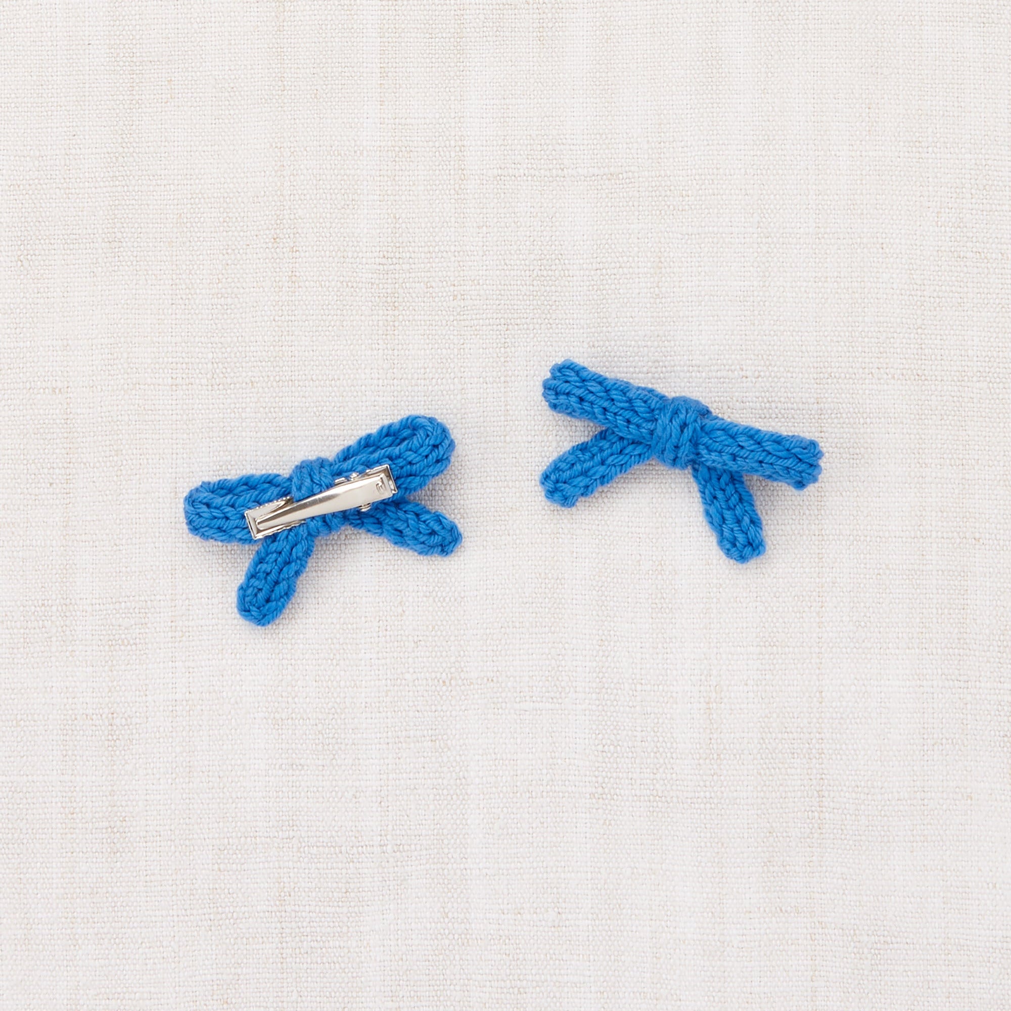 Misha and Puff Goldie Bow set cerulean blue - Little-ish