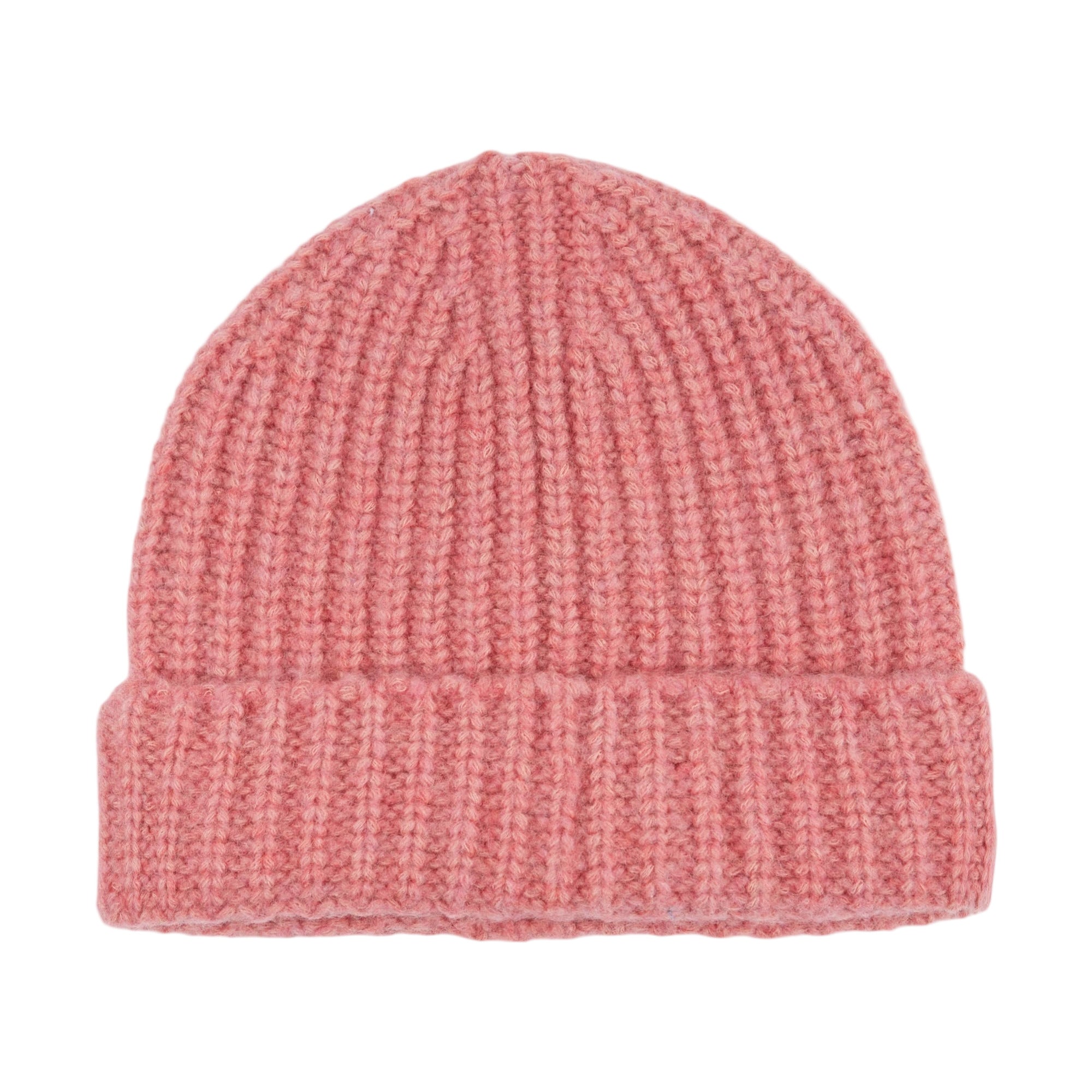 MERINO WOOL BONNET BEANIE - ROSE - Little-ish