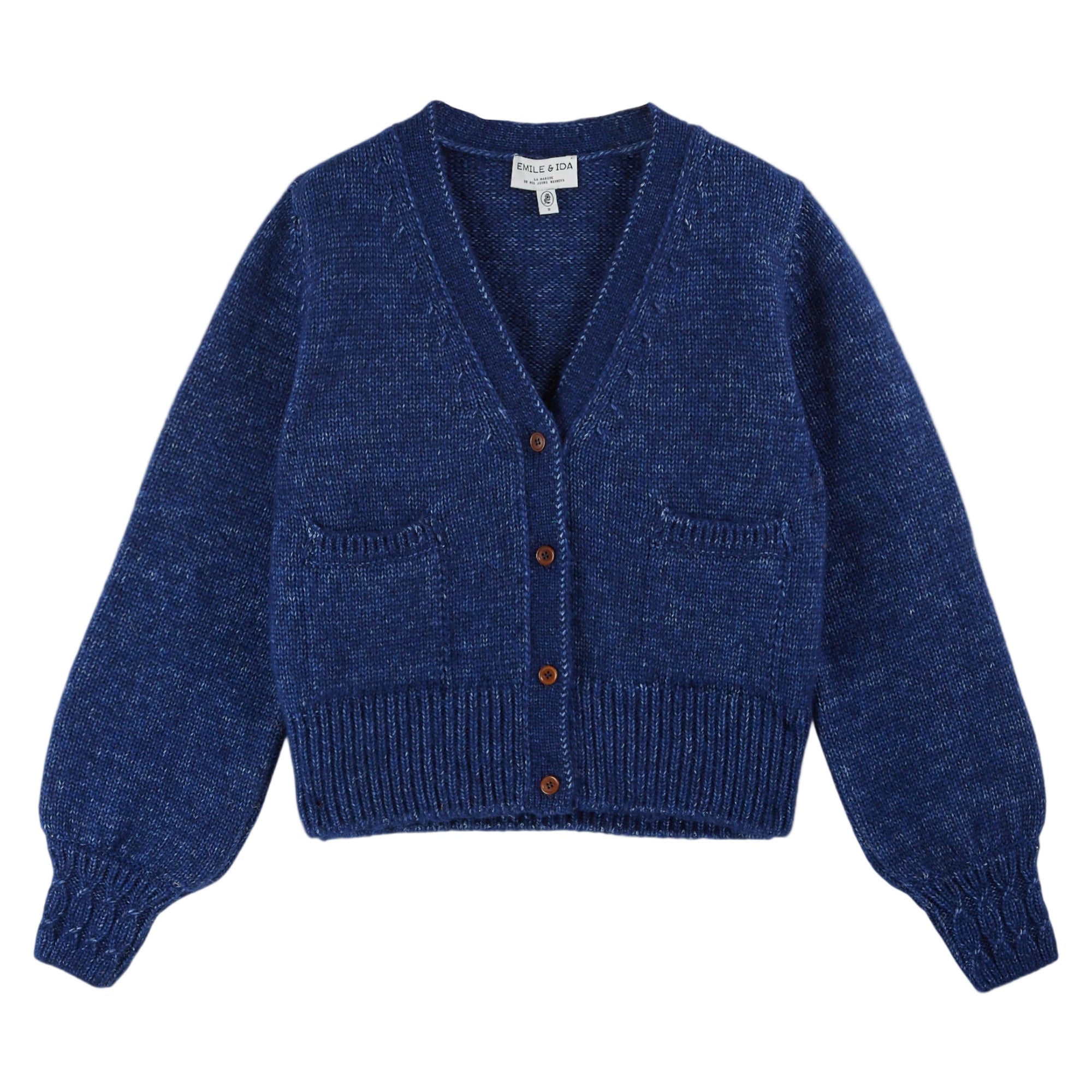 CARDIGAN COTE - ROYAL BLUE - Little-ish