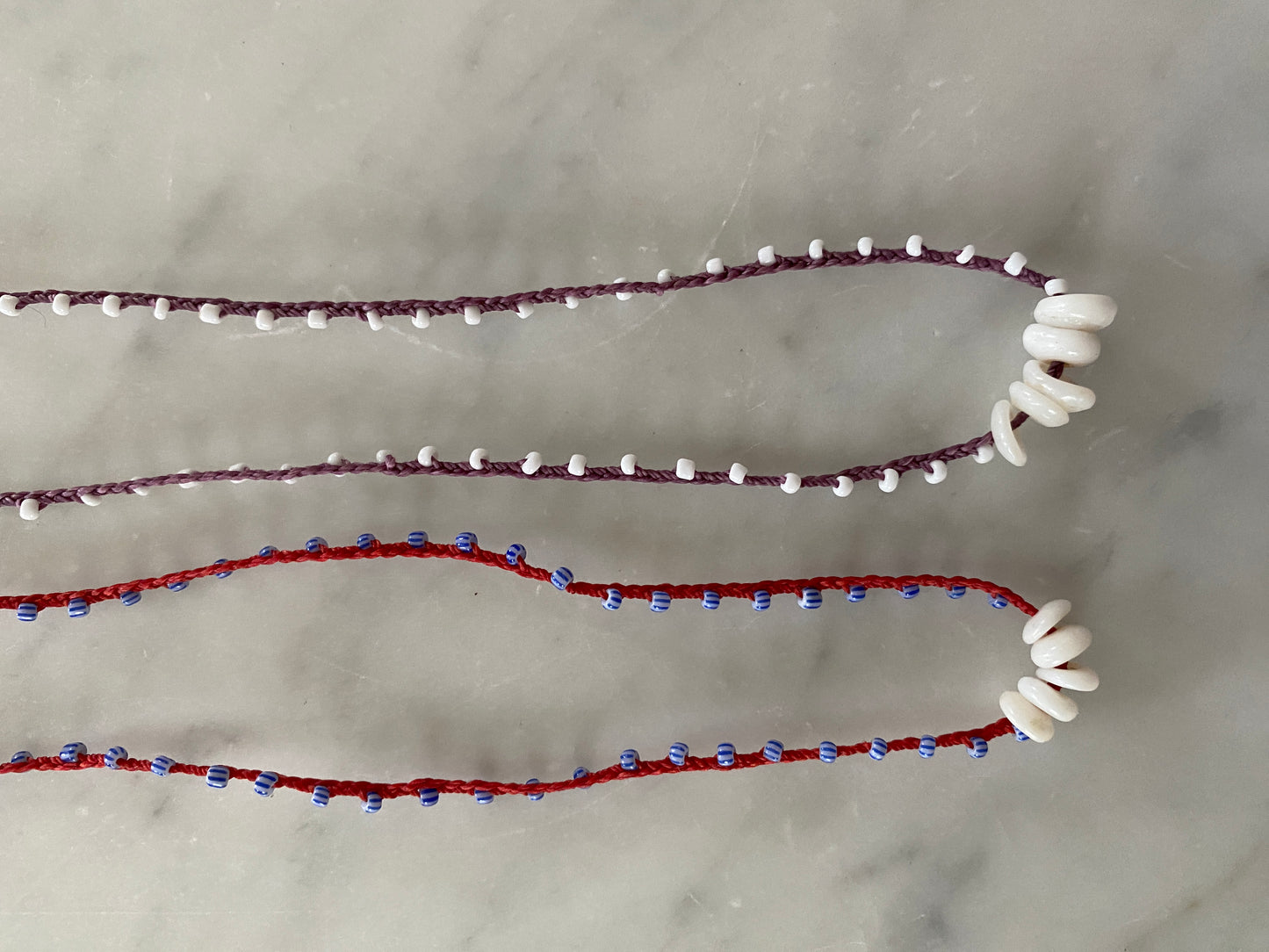 ITALIAN HANDMADE NECKLACE - PUKA SHELLS