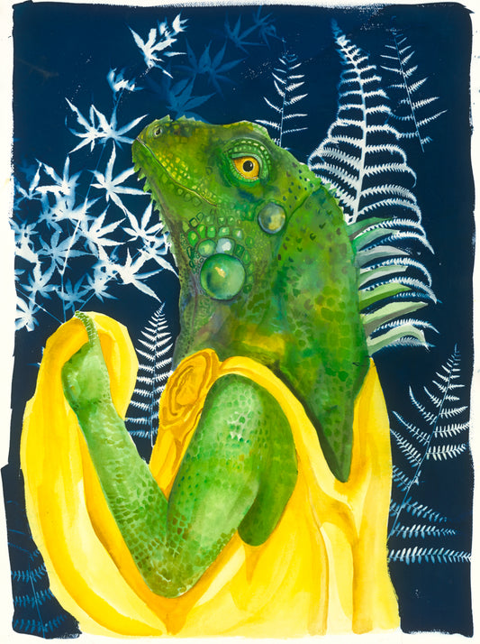 MARGARET THE IGUANA - PRINT