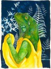 MARGARET THE IGUANA - PRINT