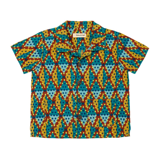 LEON TOP - LOCH HARLEQUIN DOTS