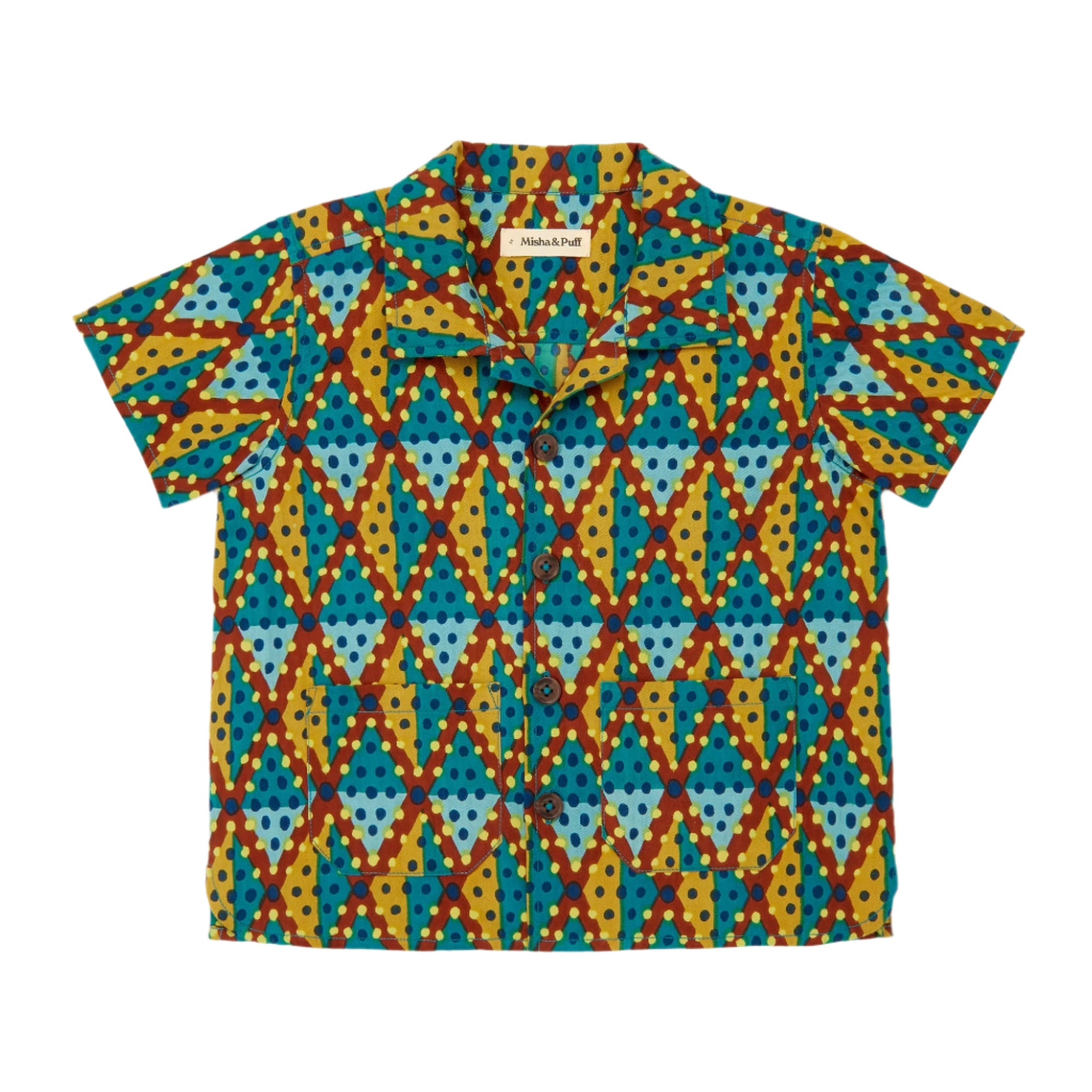 LEON TOP - LOCH HARLEQUIN DOTS - Little-ish