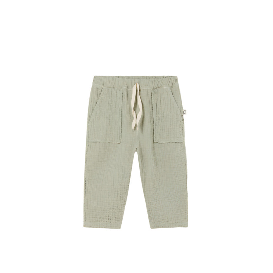 MARIO GAUZE PANT - FROSTY GREEN - Little-ish