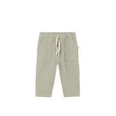 MARIO GAUZE PANT - FROSTY GREEN