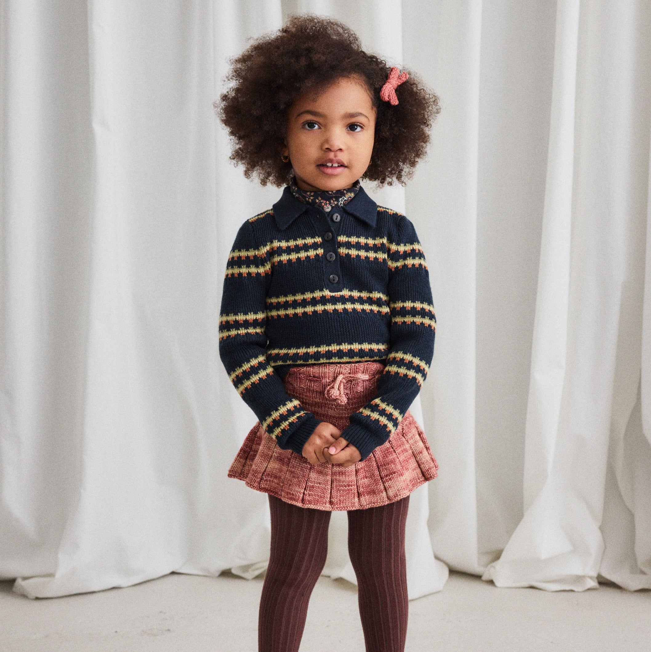GALAXY BEADED STRIPE ARI SWEATER - Little-ish