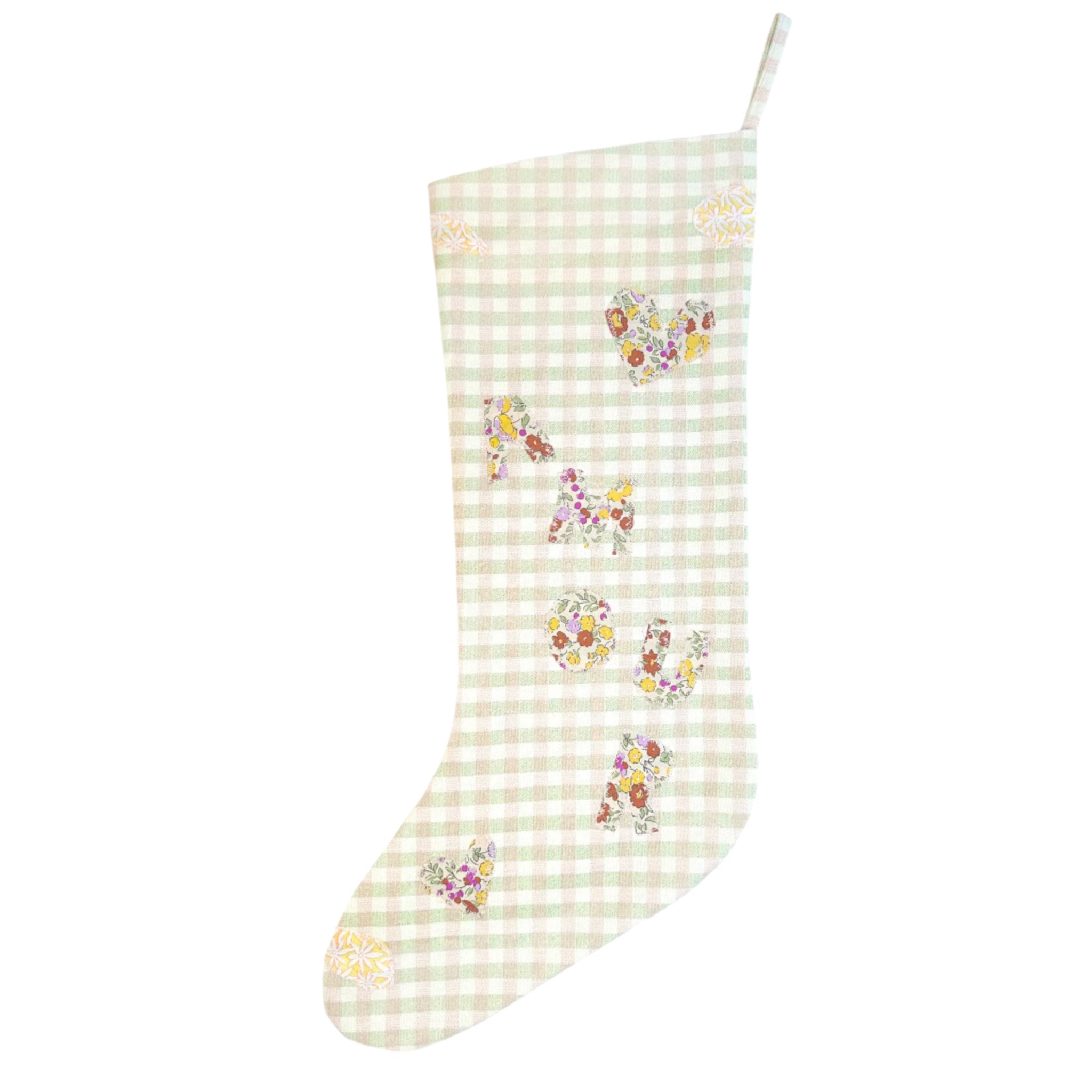 HEIRLOOM CHRISTMAS STOCKING - PLAID AMOUR - Little-ish