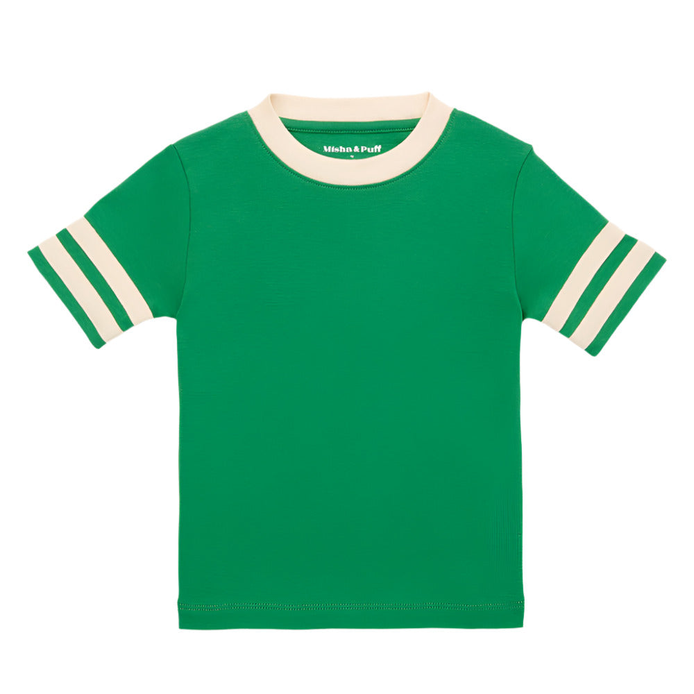 REC TEE - BOTTLE GREEN - Little-ish