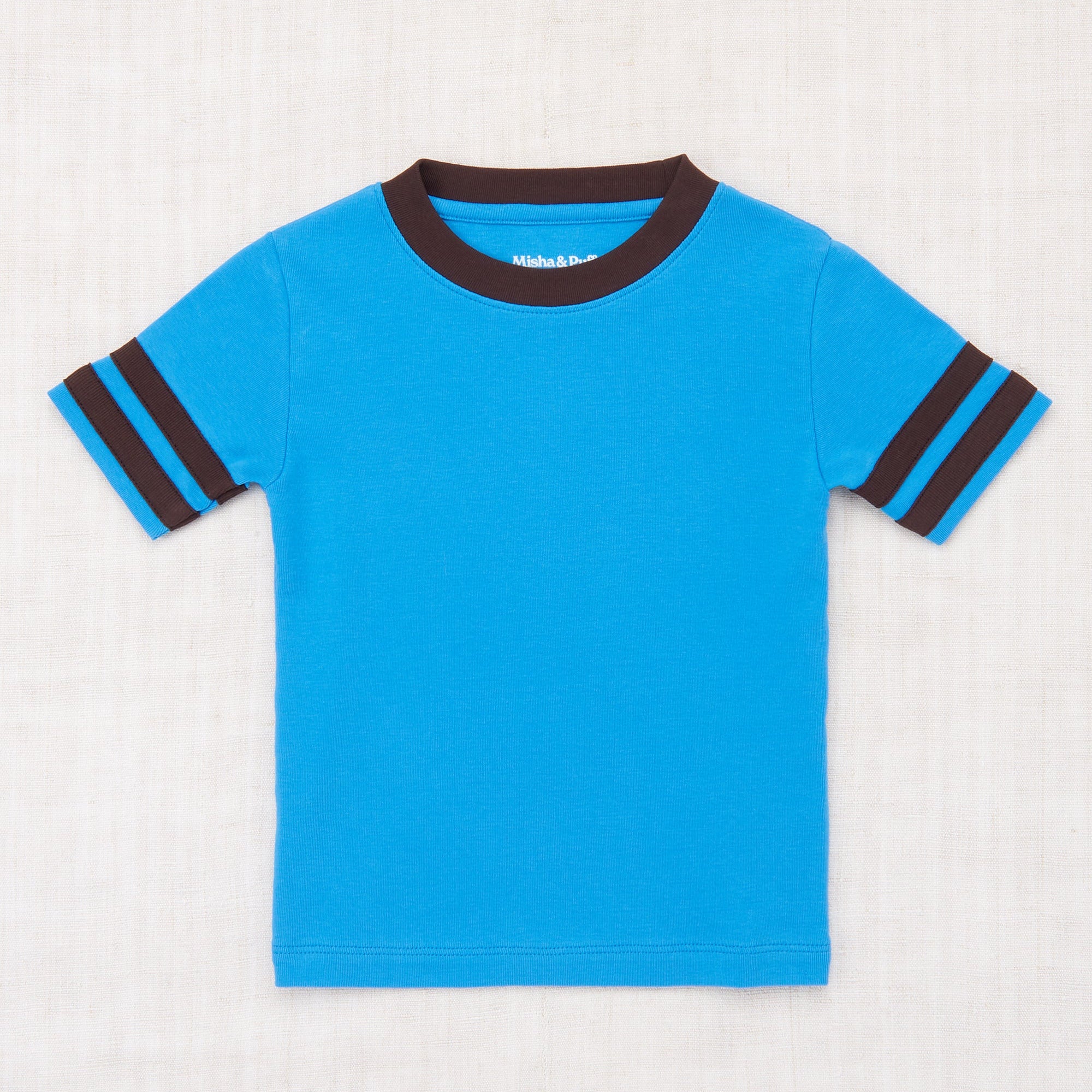 Misha and Puff Red Tee Cerulean Blue - Little-ish