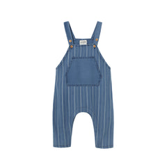 SAM STRIPE DENIM OVERALLS