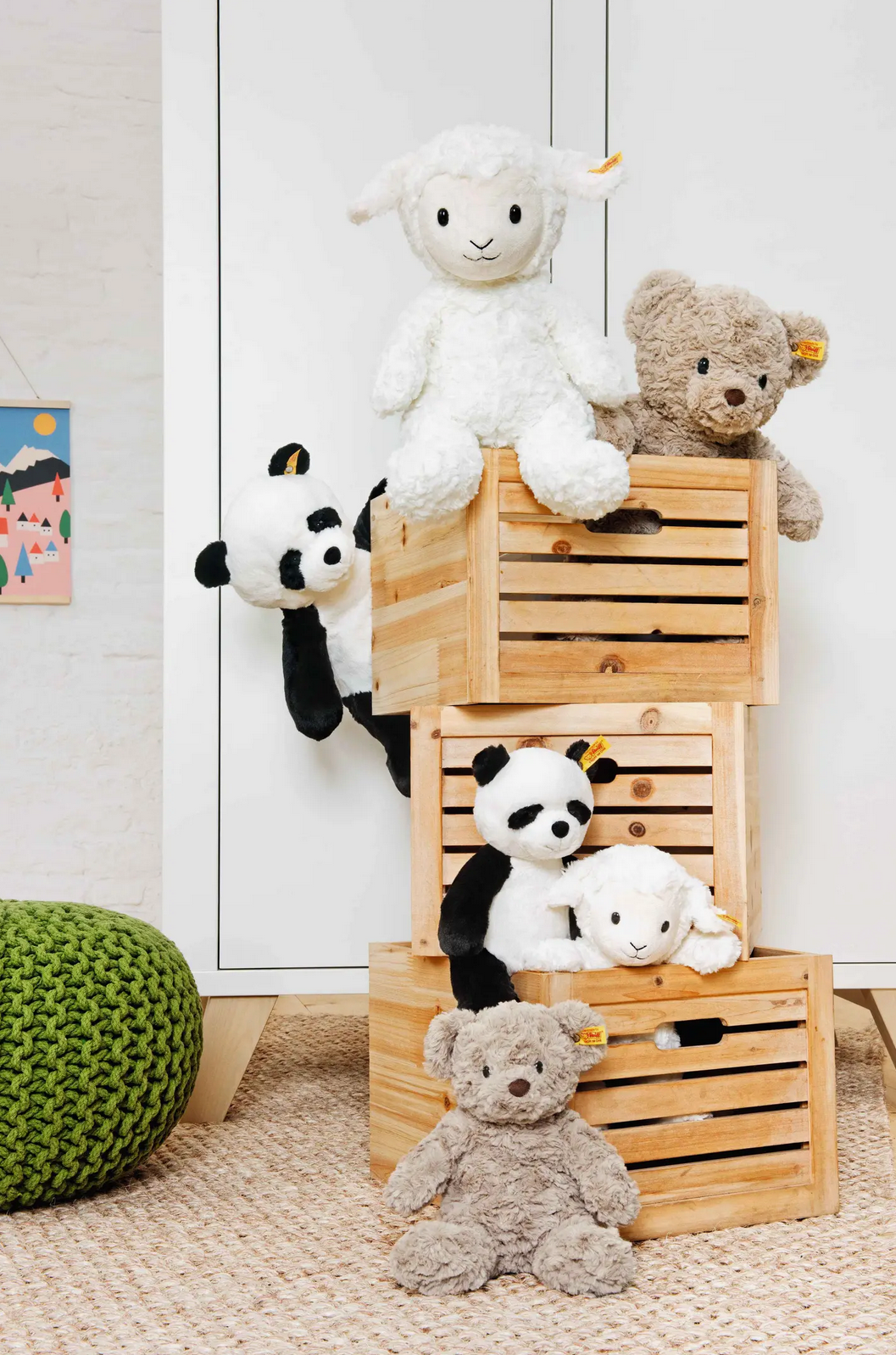STEIFF 15" HONEY TEDDY BEAR - Little-ish
