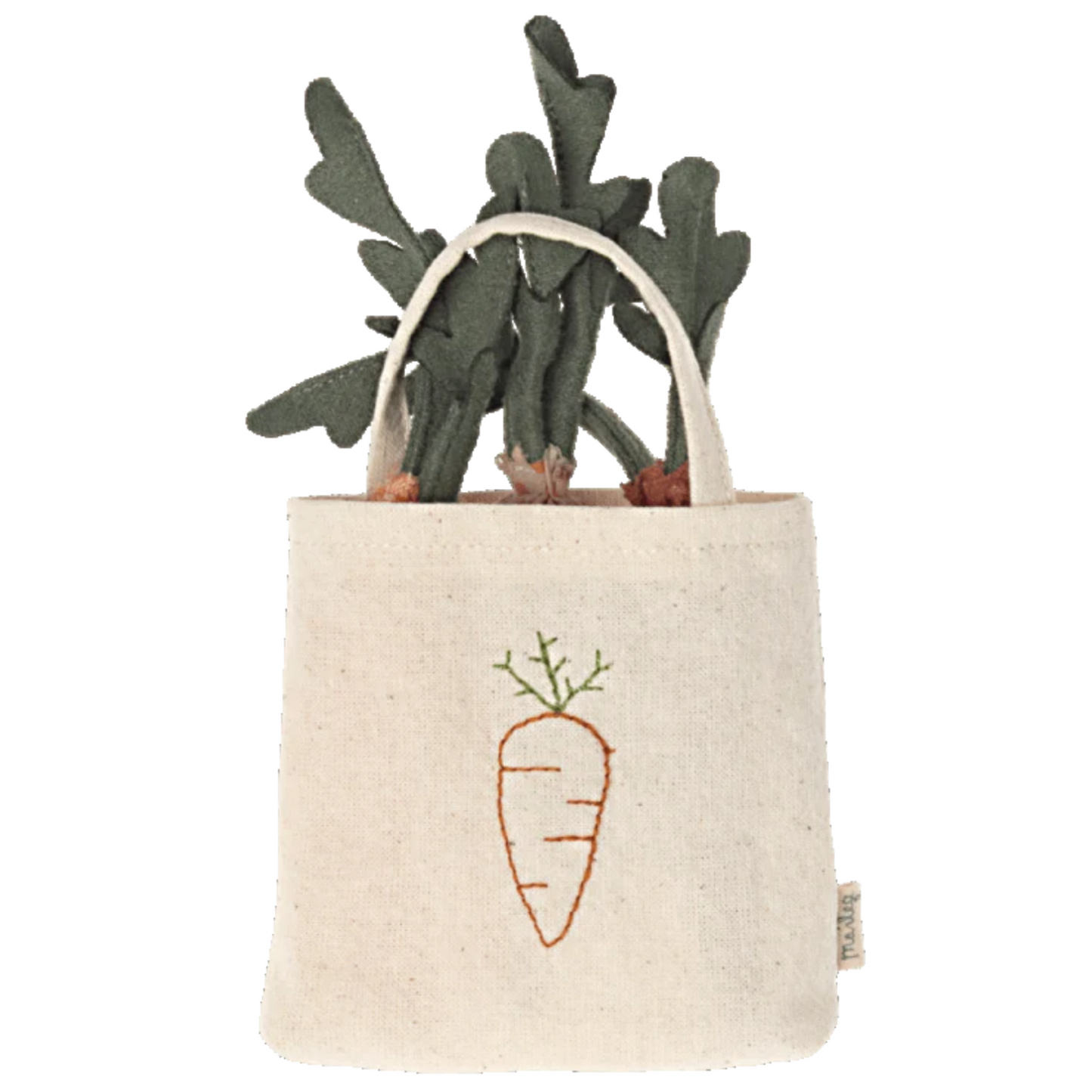 MAILEG MINI CARROTS IN SHOPPING BAG