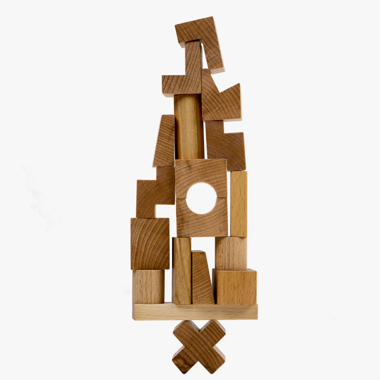STACKING MONTESSORI WODD TOWER - Little-ish