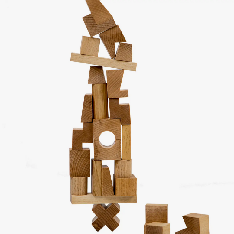 STACKING MONTESSORI WODD TOWER - Little-ish