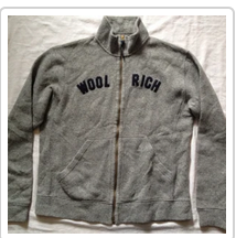 RARE VINTAGE WOOLRICH FULL ZIP CARDIGAN WOOL SWEATER - Little-ish