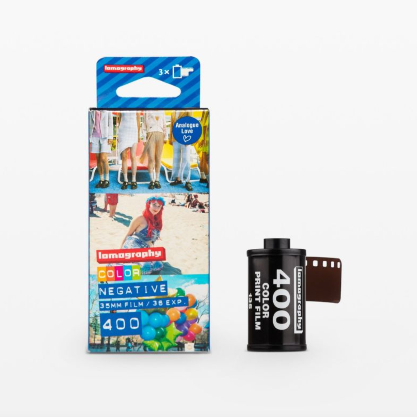 LOMOGRAPHY COLOR NEGATIVE 35MM ISO 400 – PACK OF 3 - Little-ish