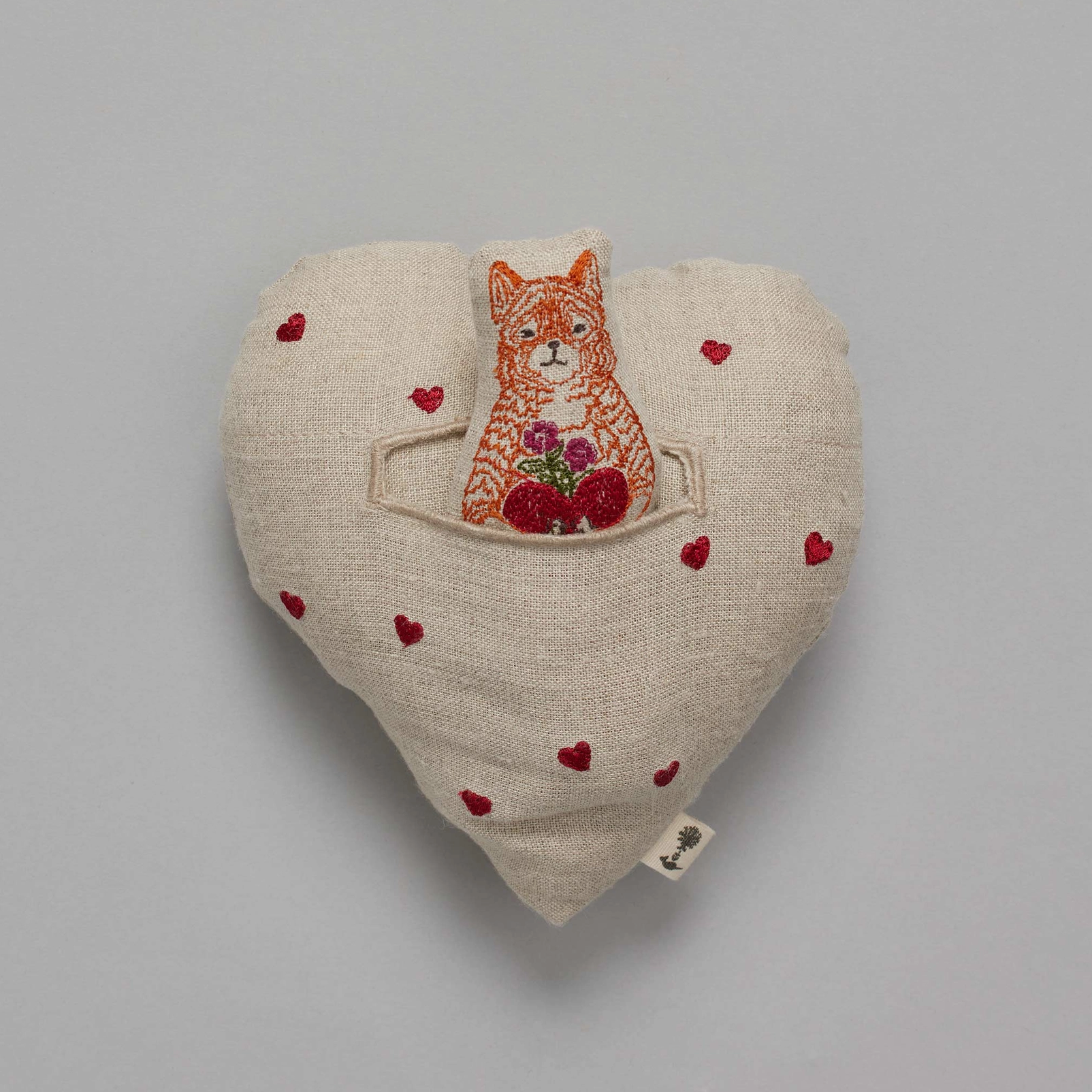 FOX HEART POCKET VALENTINE - Little-ish