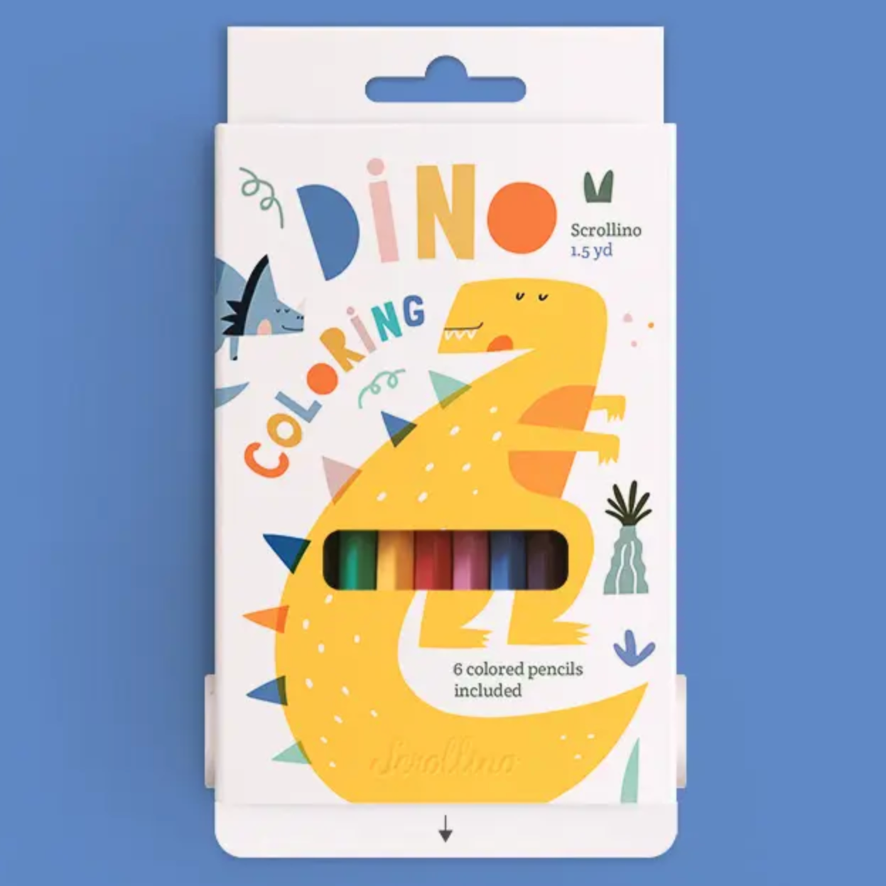 SCROLLINO DINO COLORING BOOK - Little-ish