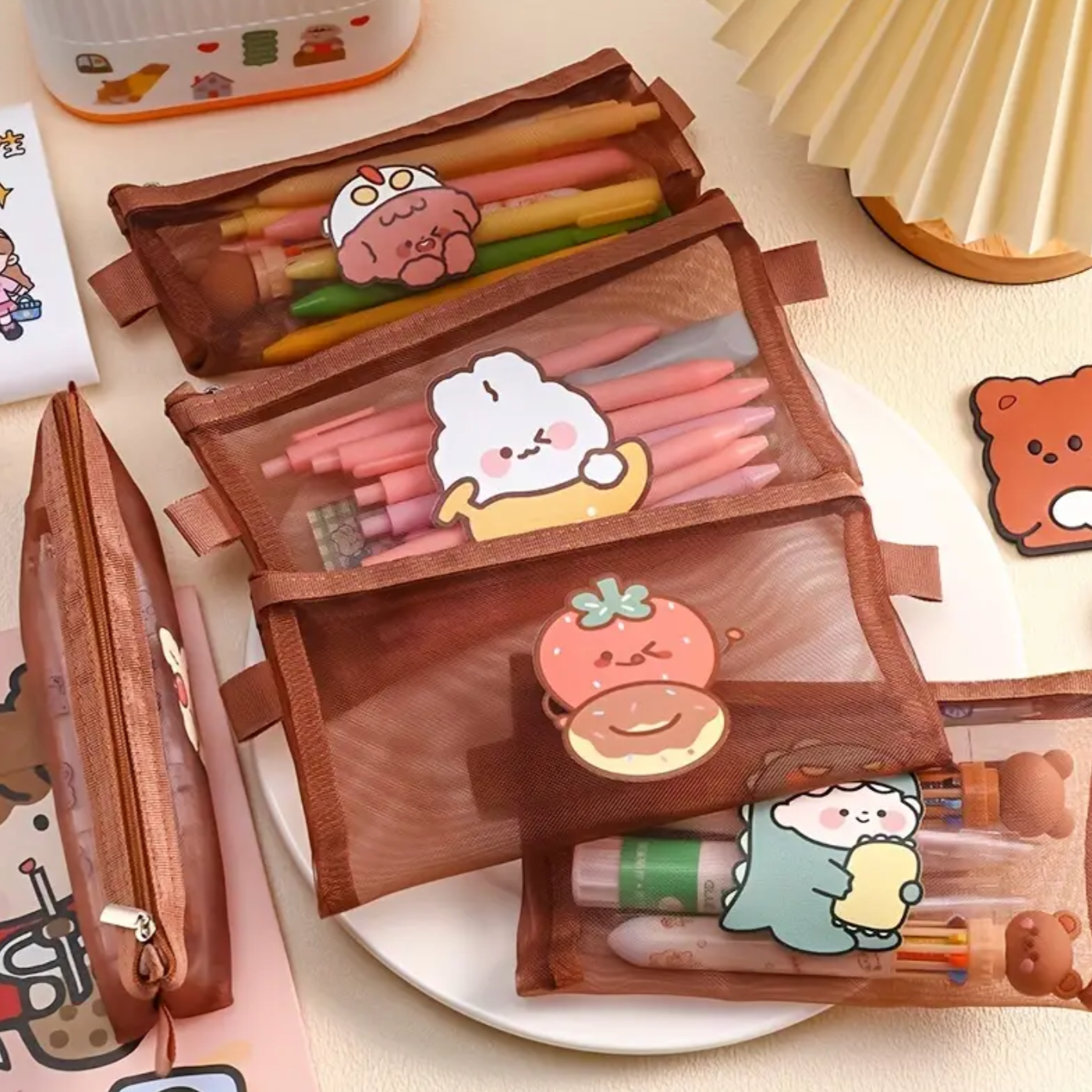 PET MESH PENCIL CASE - Little-ish