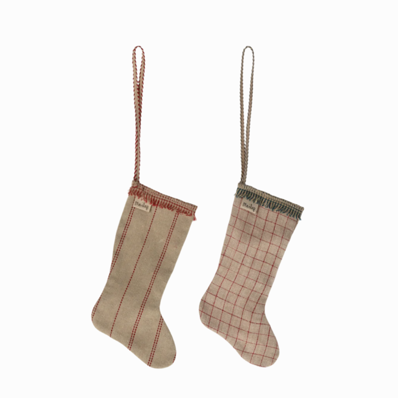 MAILEG CHRISTMAS STOCKINGS ORNAMENTS - Little-ish