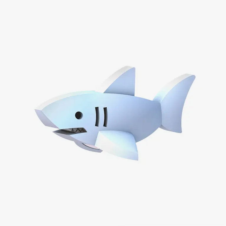 WHITE SHARK MAGNETIC 3D PUZZLE - Little-ish