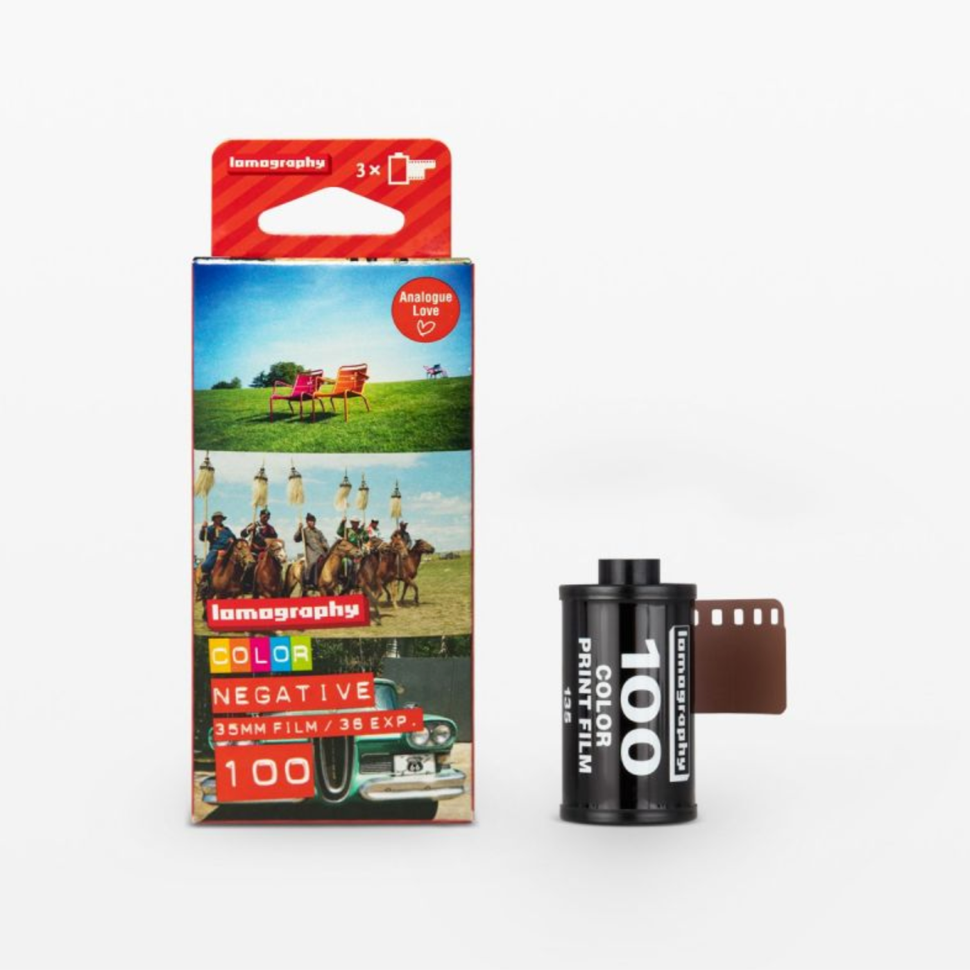Lomography Color Negative 35 mm ISO 100 – Pack of 3 - Little-ish