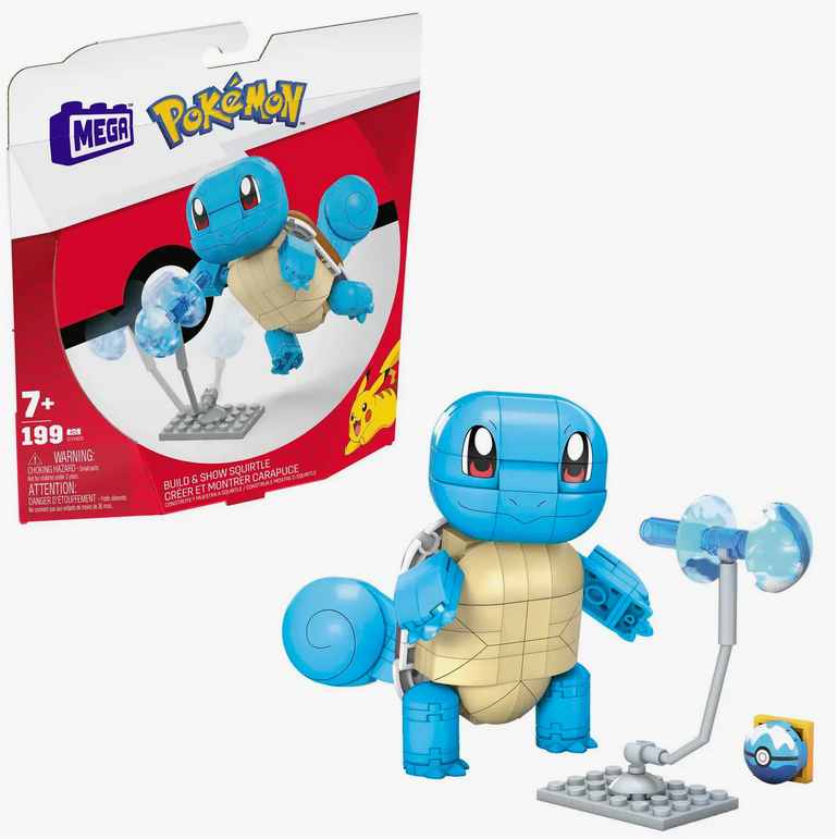 POSEABLE POKEMON BUILD & SHOW SQUIRTLE - Little-ish