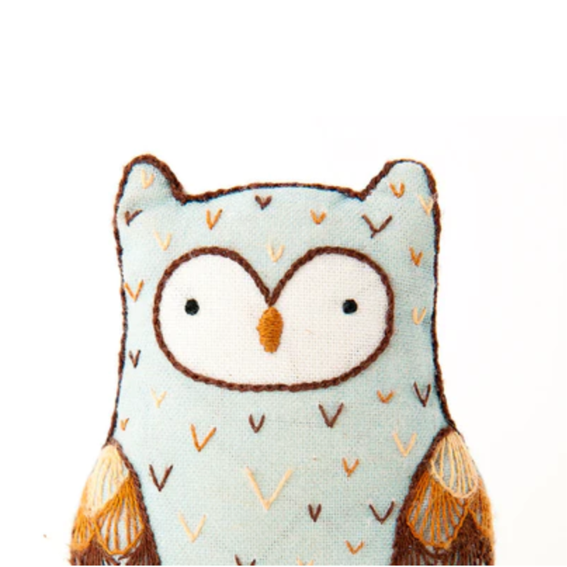 EMBROIDERY KIT LEVEL 2 - HORNED OWL - Little-ish