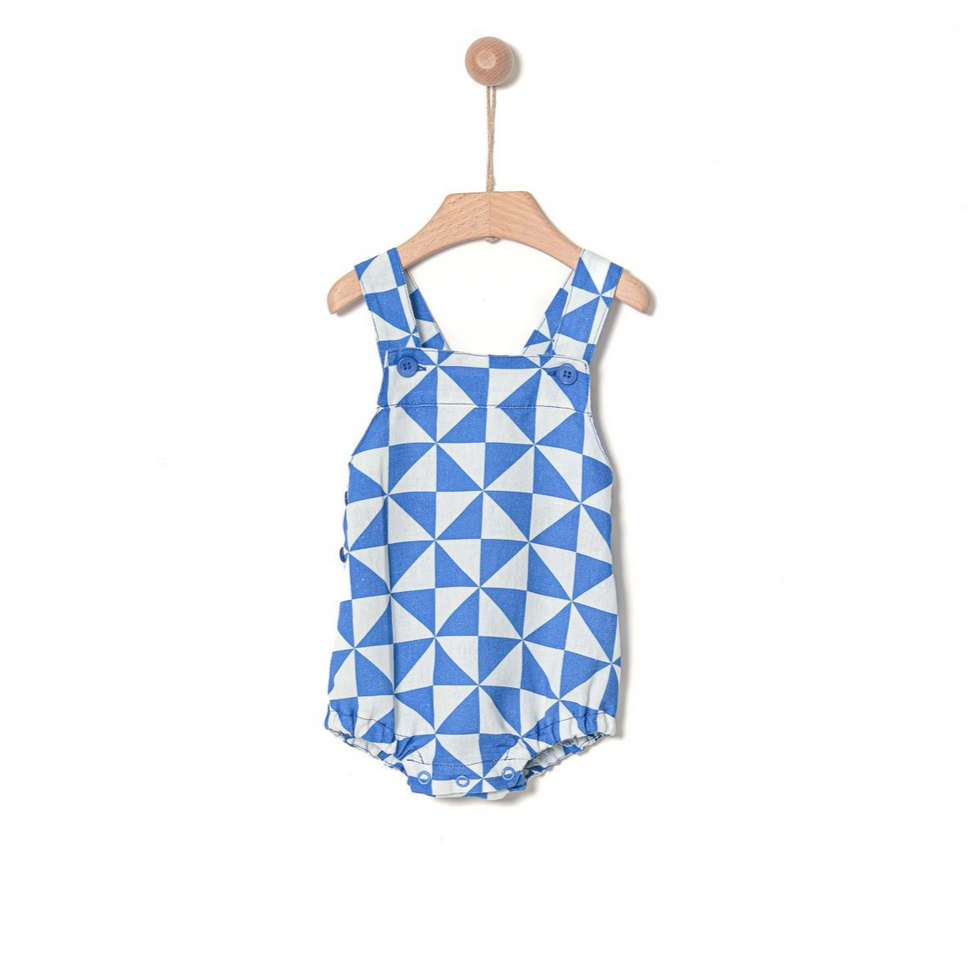 LINEN TRIANGE ROMPER - Little-ish