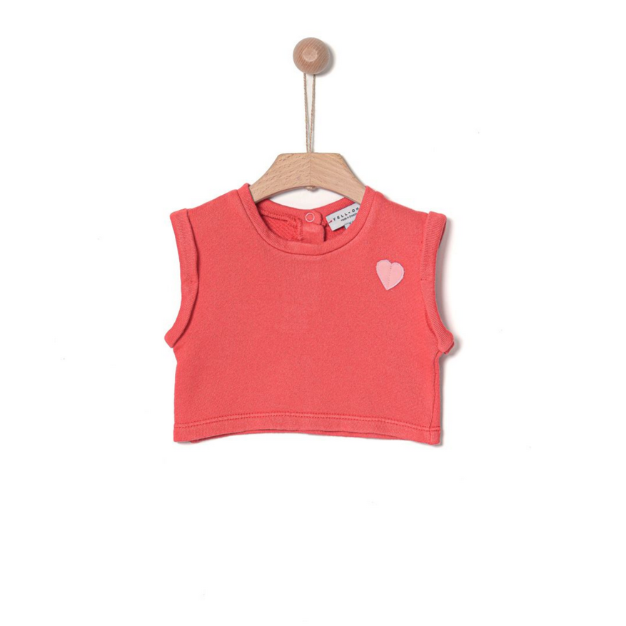 SHORT SLEEVE SWEATSHIRT & SHORT SET - Little-ish