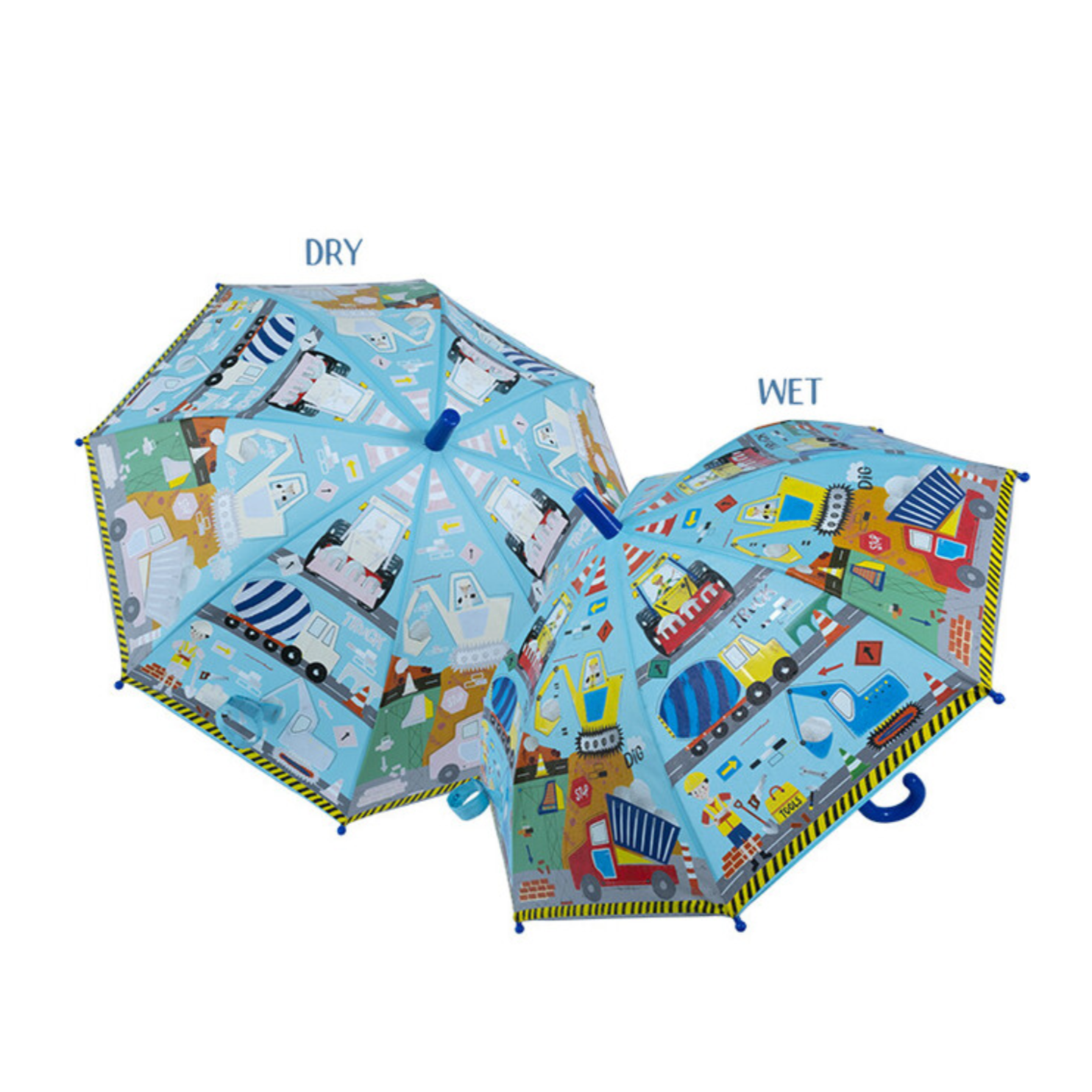BLUE CONSTRUCTION COLOR CHANGING UMBRELLA - Little-ish