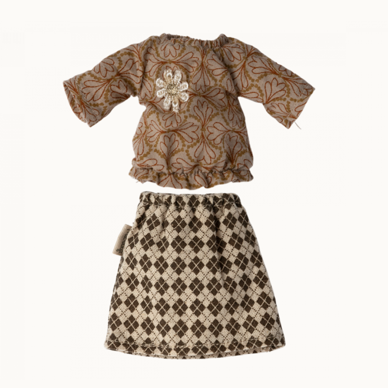 MAILEG BLOUSE & SKIRT GRANDMA MOUSE - Little-ish