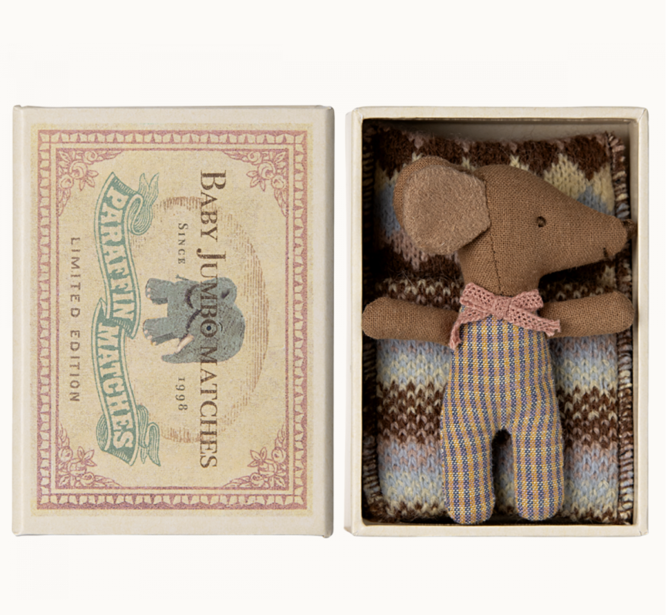 MAILEG LIMITED EDITION SLEEPY/WAKEY IN MATCHBOX - GIRL - Little-ish