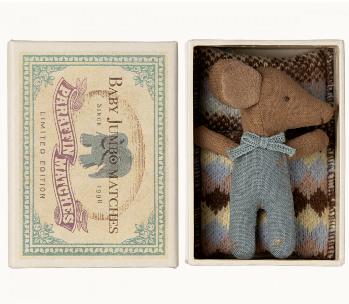 MAILEG LIMITED EDITION SLEEPY/WAKEY IN MATCHBOX - BOY - Little-ish