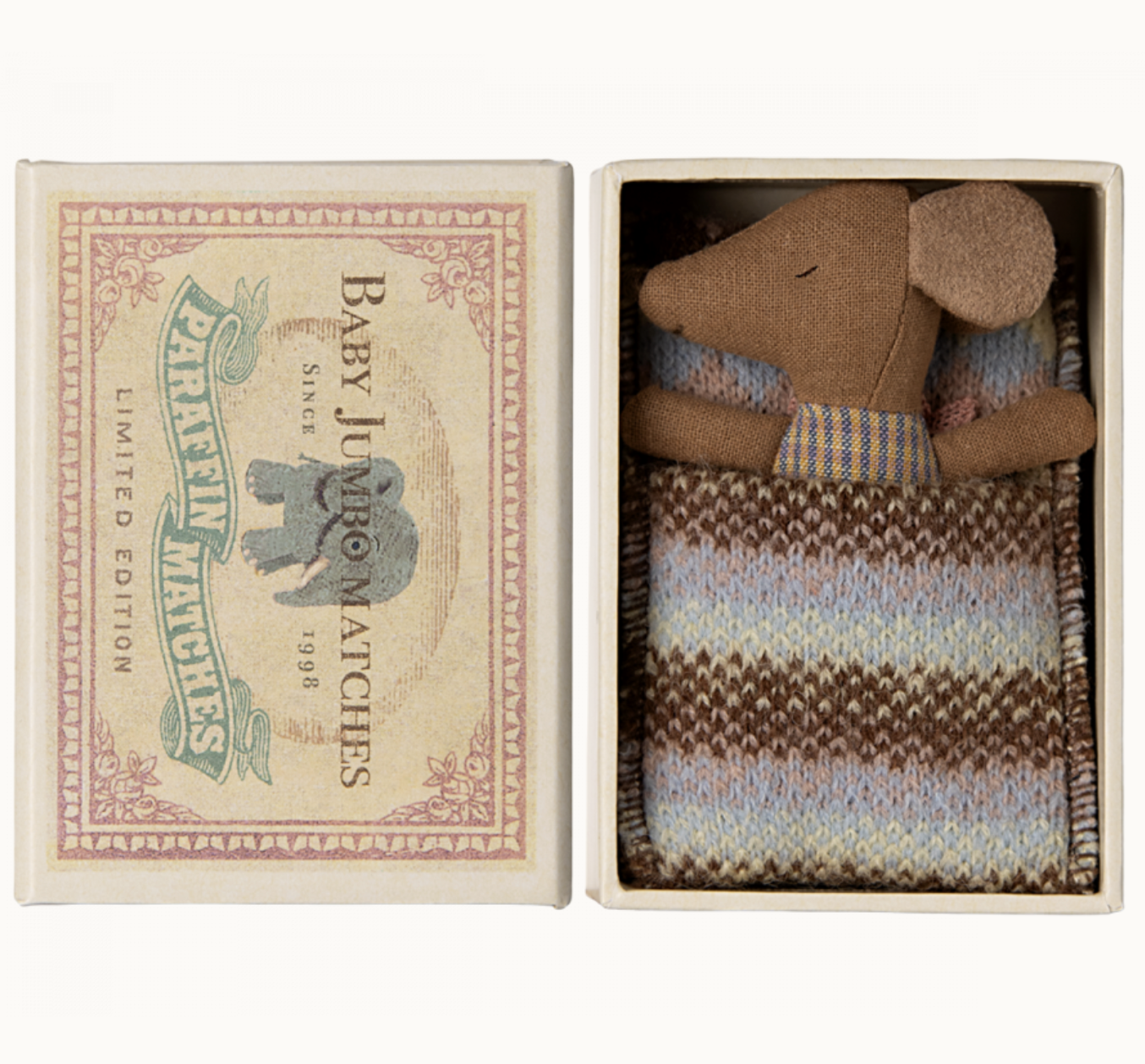 MAILEG LIMITED EDITION SLEEPY/WAKEY IN MATCHBOX - GIRL - Little-ish