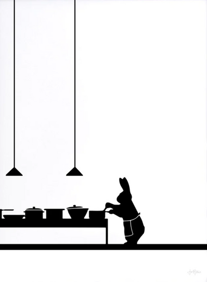 COOKING RABBIT HAND SCREEN