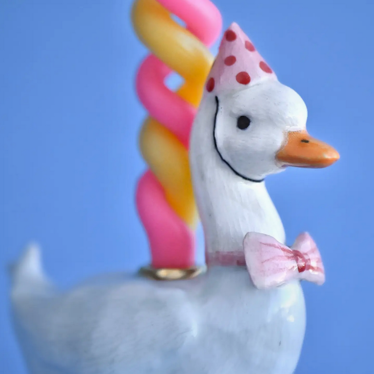 PINK GOOSE CAKE TOPPER - Little-ish