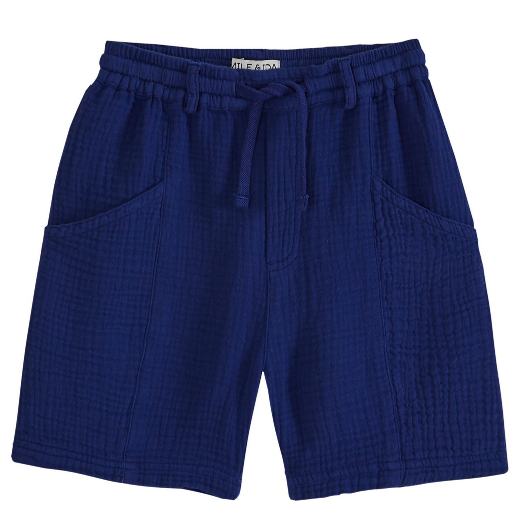 COTTON GAUZE SHORTS - MINUET - Little-ish