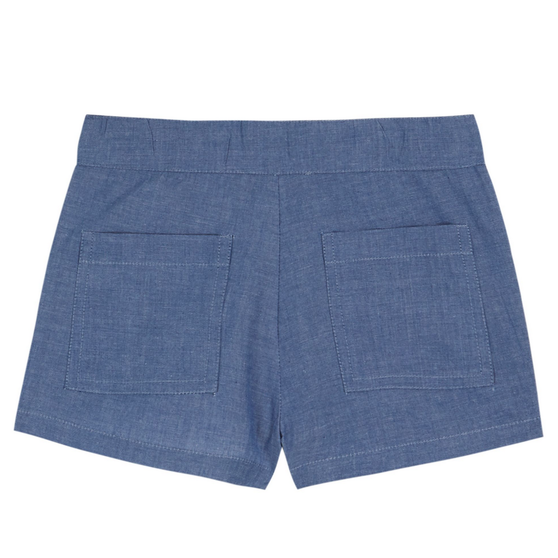CHAMBRAY FLORAL POCKET SHORTS - Little-ish