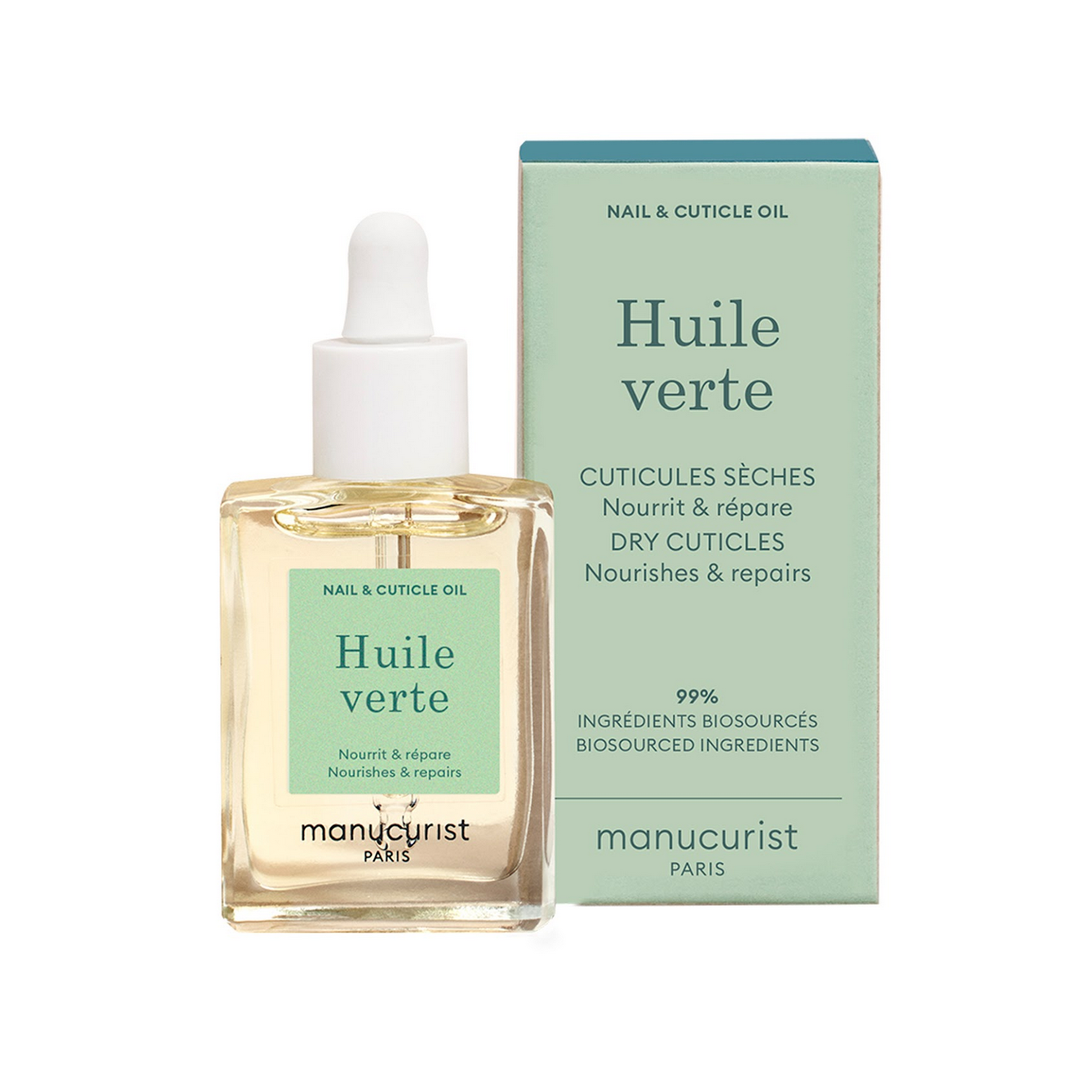 MANUCURIST - HUILE VERT NOURISHING CUTICLE OIL - Little-ish