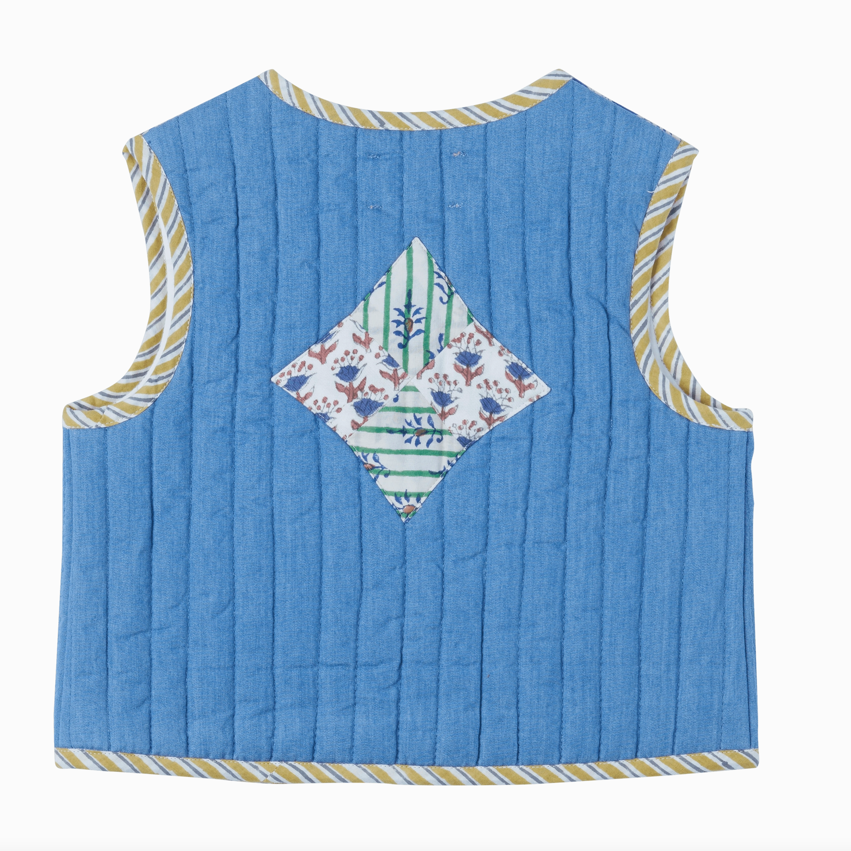 BOHEMIAN WAISTCOAT YUKO DENIM VEST - Little-ish