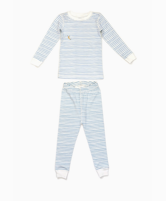 BLUE STRIPES PAJAMA SET