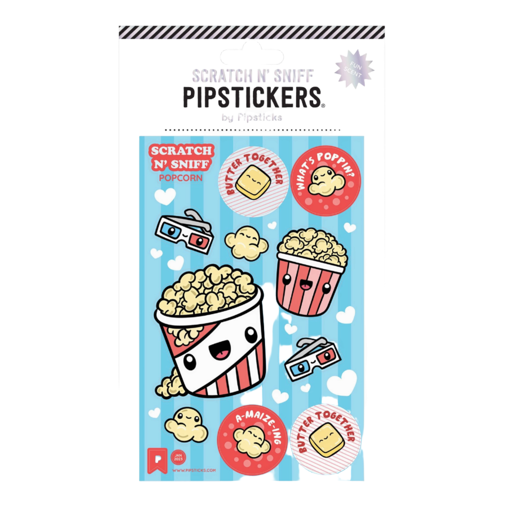 BUTTER ME UP SCRATCH 'N SNIFF STICKERS - Little-ish