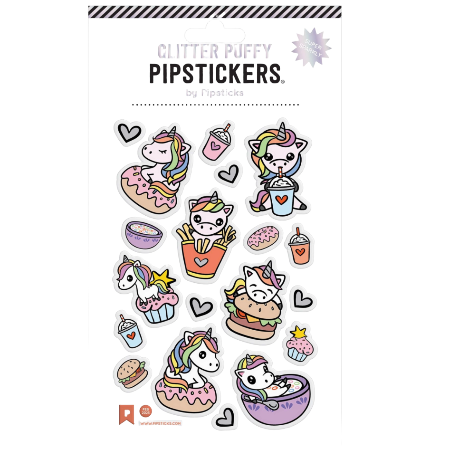 PUFFY UNICORN STICKERS - Little-ish