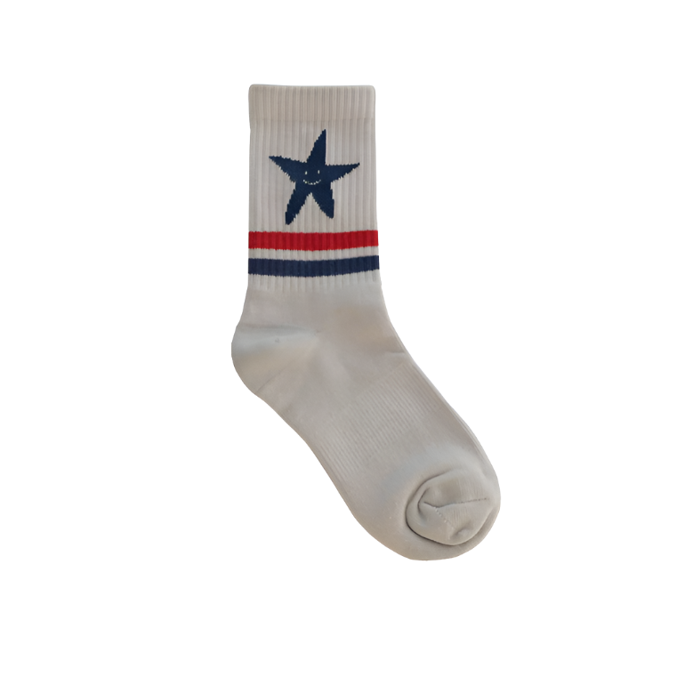 BLUE STAR DOVE TUBE SOCK - Little-ish