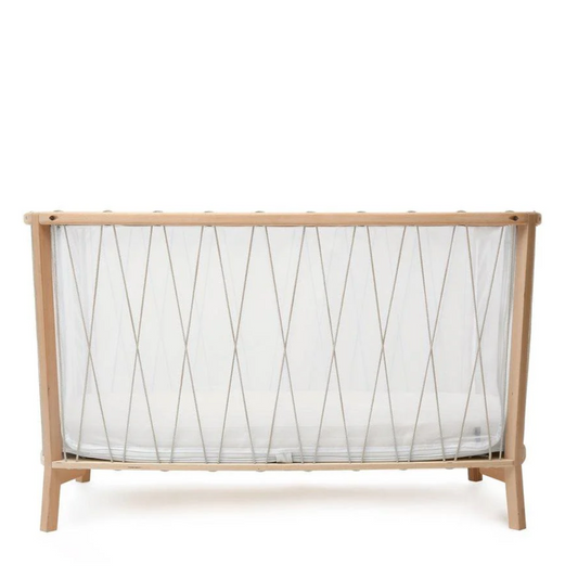 KIMI BABY BED WITH MATRESS & MATRESS TOP - DESERT STRINGS